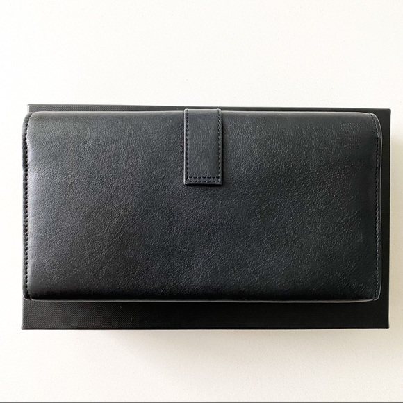 YSL long wallet black leather - Picture 6 of 10